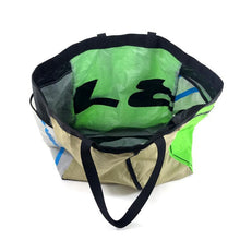 Load image into Gallery viewer, A stylish, handmade, upcycled tote bag to make your life more fun.