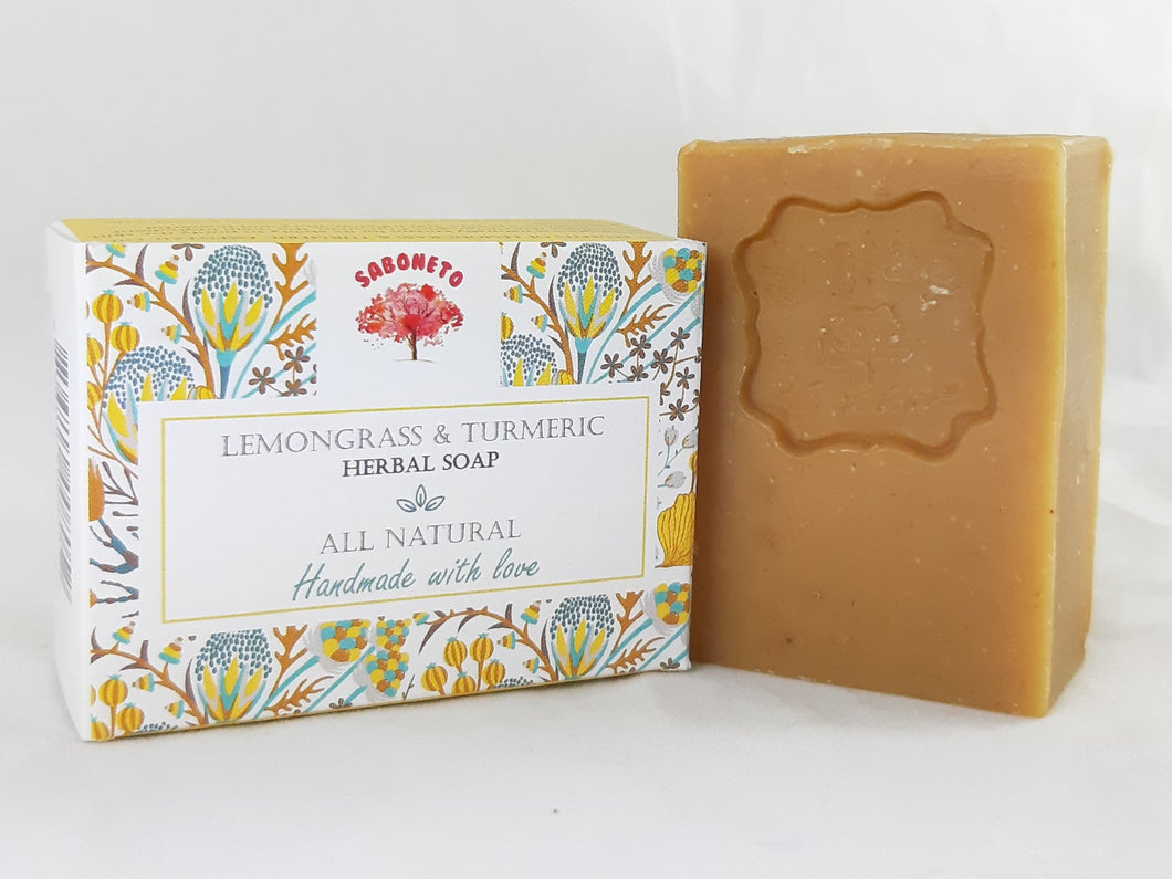 Natural Lemongrass and Turmeric Soap